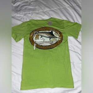 Guy Harvey Men Green Cayman Islands T-Shirt